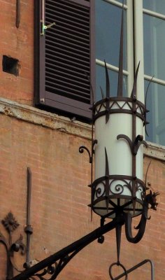 Street lamp,  Siena 