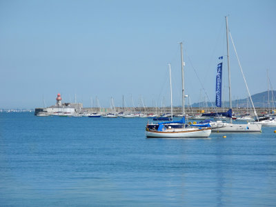 Blue day in the harbour