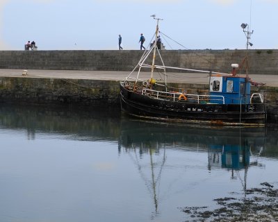 The old boat in the harbour
