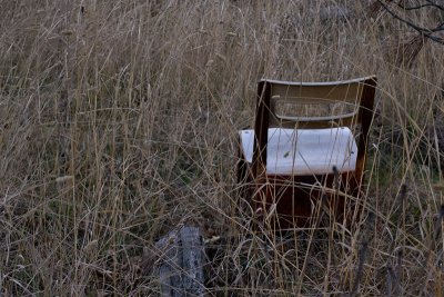 abandoned chair