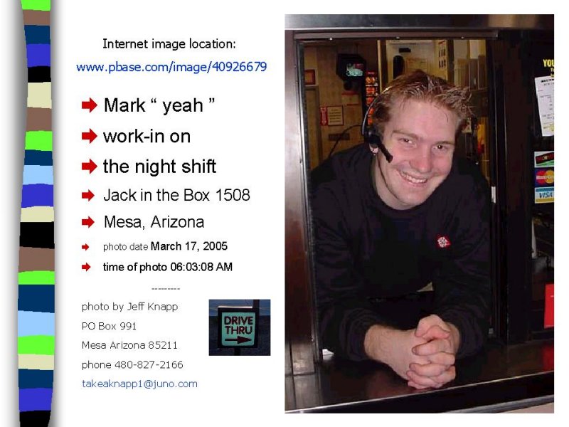 Mark yeah <br>on the nightshift
