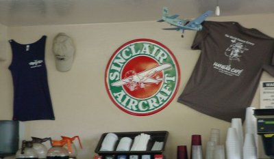 Sinclair Aircraft at Hanger Caf