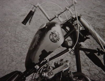 Breck Brubaker's Triumph chopper