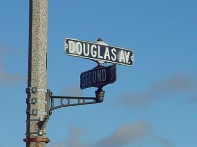 Douglas Avenue  and Second Street