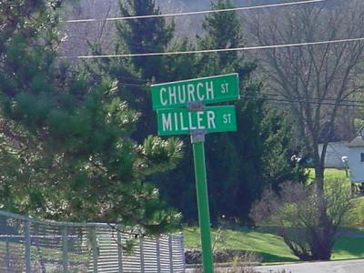 Church St & Miller St  Knapp Wisconsin
