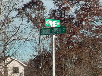 East Pine avenue and  Shore Haven court