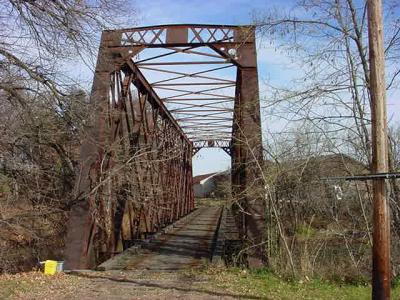 old railway railroad bridge