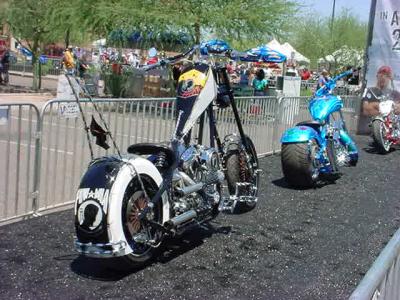 Orange County Choppers show on Mill Avenue
