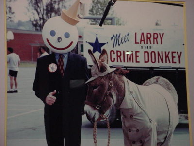 meet Larrythe crime donkey