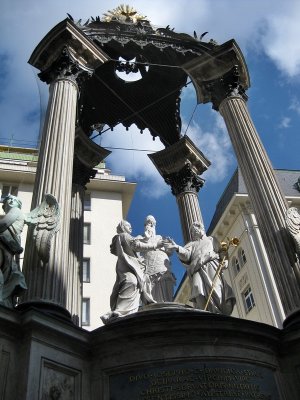 Vermahlungsbrunnen en la Hoher Markt