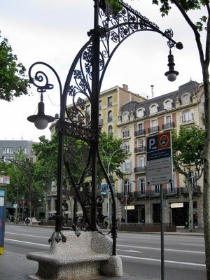 Banc-Fanal (Passeig de Grcia) Pere Falqus 1906