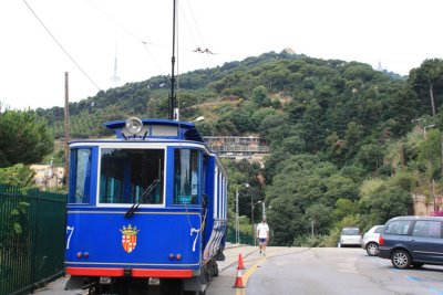 Tramvia blau al Tibidabo