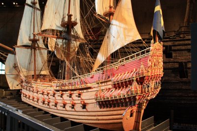 Vasamuseet (Vasa Museum) The warship Vasa sank on her maiden voyage in 1628