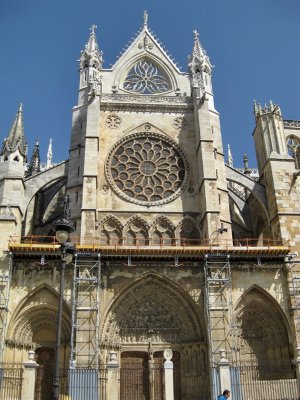 Catedral de Len. Fachada Sur