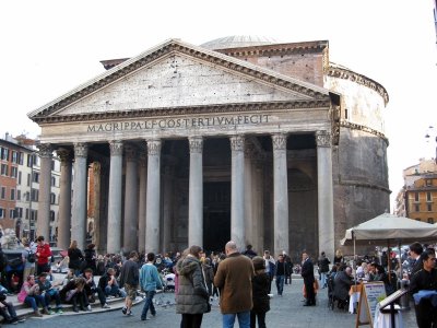 Roma. Panten de Agripa (Il Pantheon)