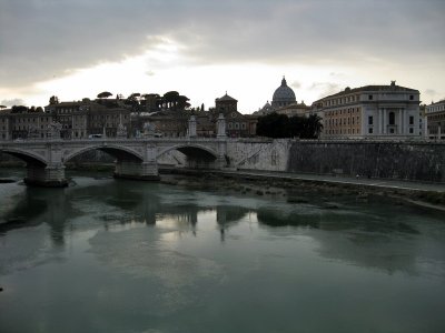 Roma y el Rio Tber