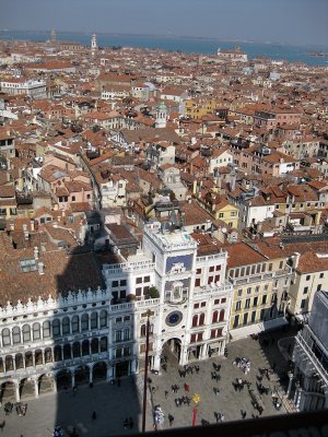 Venezia. Vista desde el Campanile en la Piazza San Marco