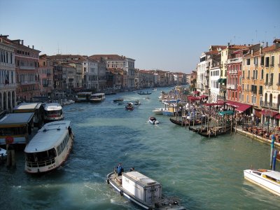 Venezia. Trfico en el Canal Grande. Rush hour in the Grand Canal