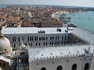 Venezia. Vista desde el Campanile en la Piazza San Marco