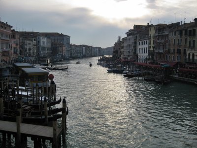 Venezia. Atardecer sobre el Canal Grande