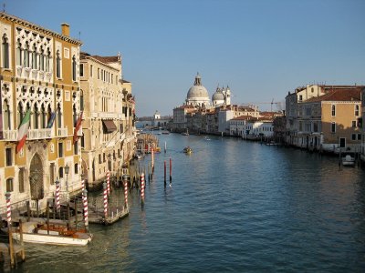 Venezia. Canal Grande. Vista desde el Ponte dellAccademia
