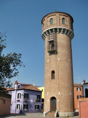Isla de Burano. Torre del Agua