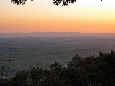 La Toscana. Vista desde Cortona