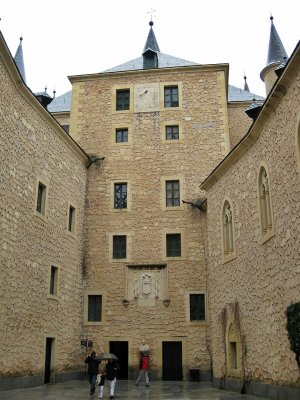 Alczar de Segovia. Patio del Reloj