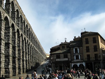 Segovia. Plaza del Azoguejo