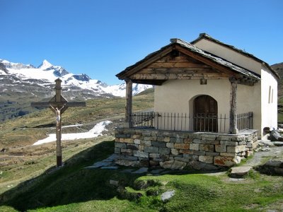 Zermatt. Schwarzsee. Maria zum Schnee chapel