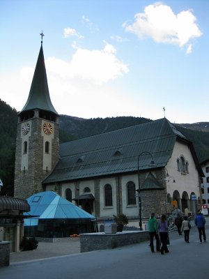 Zermatt. Church of St.Mauricius