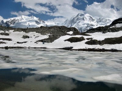 Zermatt. Hiking in Rotenboden