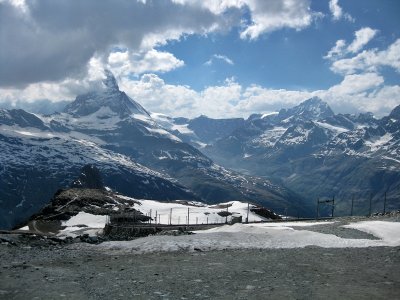 Zermatt. View from the Gornergrat at 3.089 mts