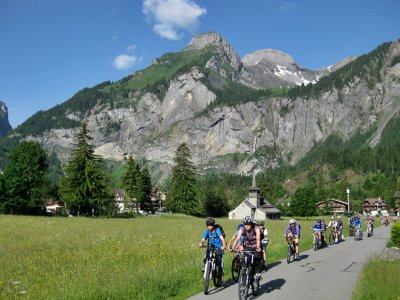 Kandersteg. A day out with the bikes