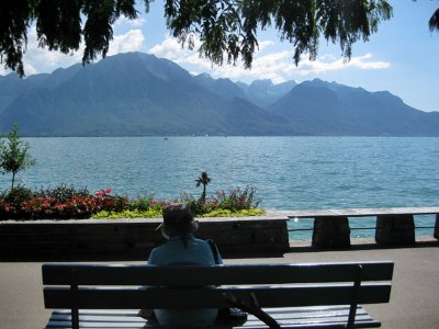 Montreux. Lac Lman promenade
