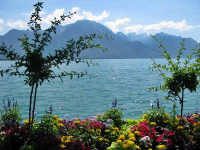 Montreux. Lac Lman promenade