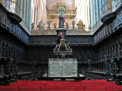Catedral de Astorga.Silleria del Coro