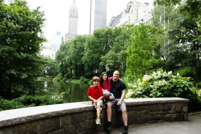 Mike and Kids in Central Park