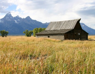 famous barn, Wyoming