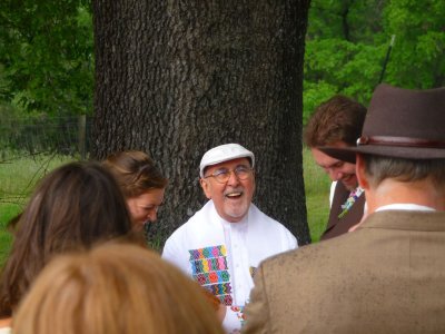 Marion speaking at the wedding ceremony .jpg