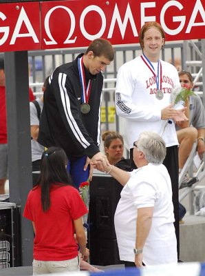 Phelps winning