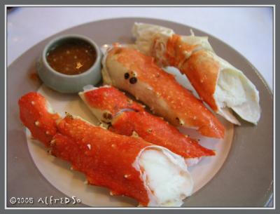 0350 - Steam Alaska crab leg