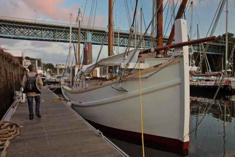 Port Rhu  Douarnenez (at late evening) 10-04 pm