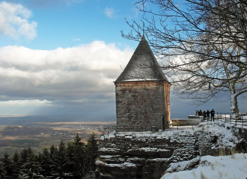 le mont Ste Odile et la plaine dAlsace