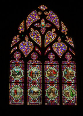 Cathedrale St Corentin, vitrail