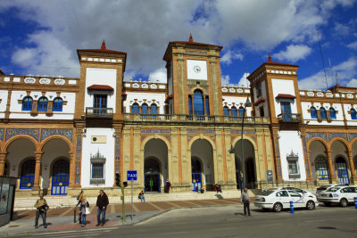 the railwaystation 