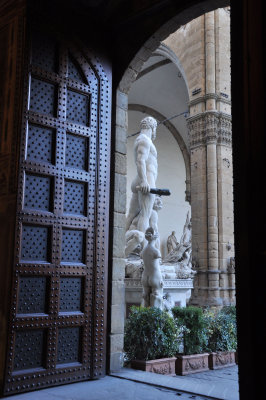 Hercule de Bandinelli vu de la premire cour du Palazzo Vecchio - 4613