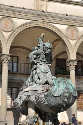 Fontaine baroque de Pietro Tacca, Piazza della Santissima Annunziata - 4786