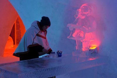 Arctice ice bar, Santa Claus Village, Rovaniemi - 6297