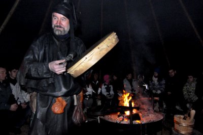 meeting a Sami shaman in Rovaniemi - 6310